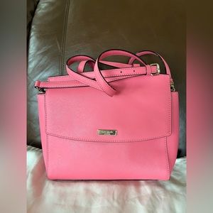 NWT Kate Spade Laurel Way Alisanne Satchel Crossbody Bag in gorgeous warm guava